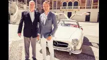 Fürst Albert von Monaco und Nico Rosberg: Mercedes 300 SL