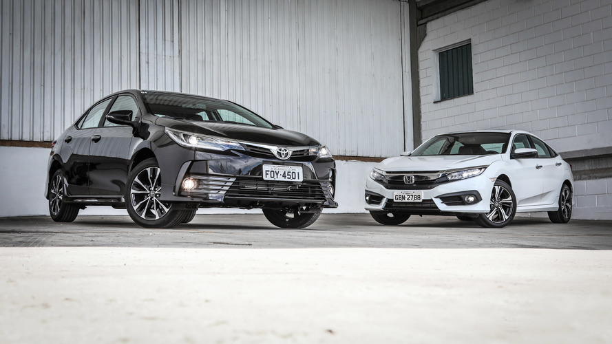 Comparativo Corolla x Civic