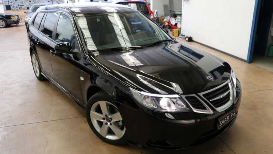 This Diesel 9-3 estate is probably the last new Saab for sale