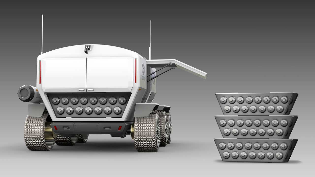 Render vehículo lunar de Toyota
