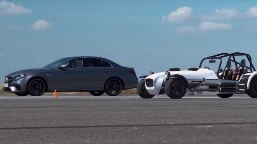 Mercedes AMG versus Kawasaki ZX-10R MK Kit Car