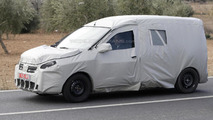Dacia commercial van based on Lodgy MPV spy photo