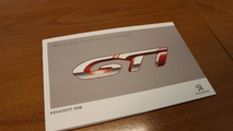 Peugeot 308 GTi instruction book