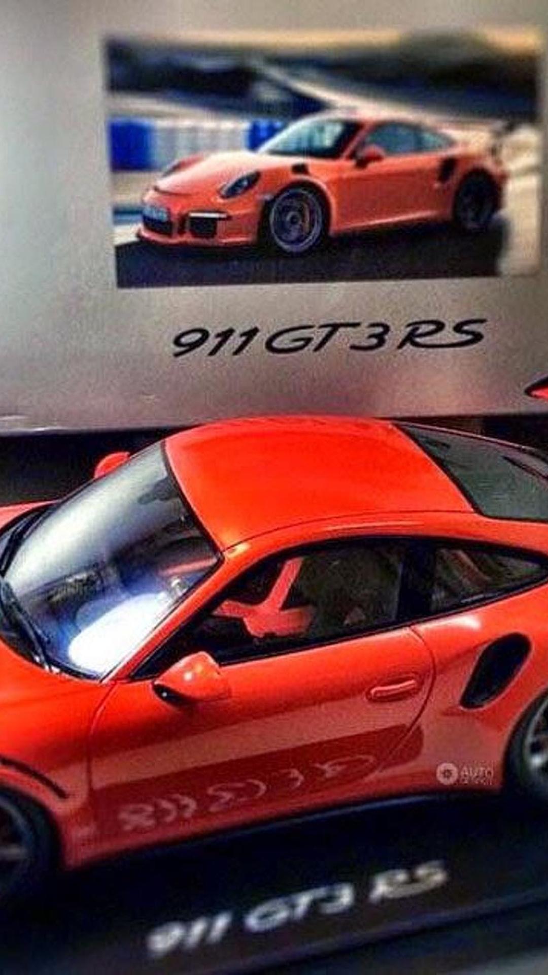 Porsche 911 Gt3 Rs Scale Model Shows Java Orange Launch Color