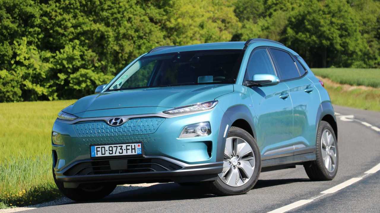 Hyundai Kona Elektro (2019; Bildquelle: Test von Motor1 Frankreich)