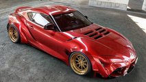 Widebody Toyota Supra rendering