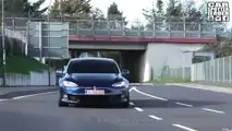 Photo espion Tesla Model S Plaid