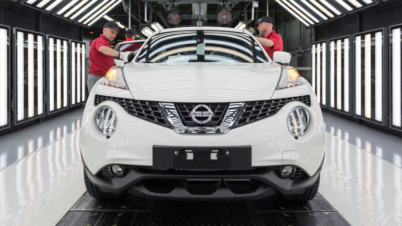 Nissan Juke production at Sunderland plant UK