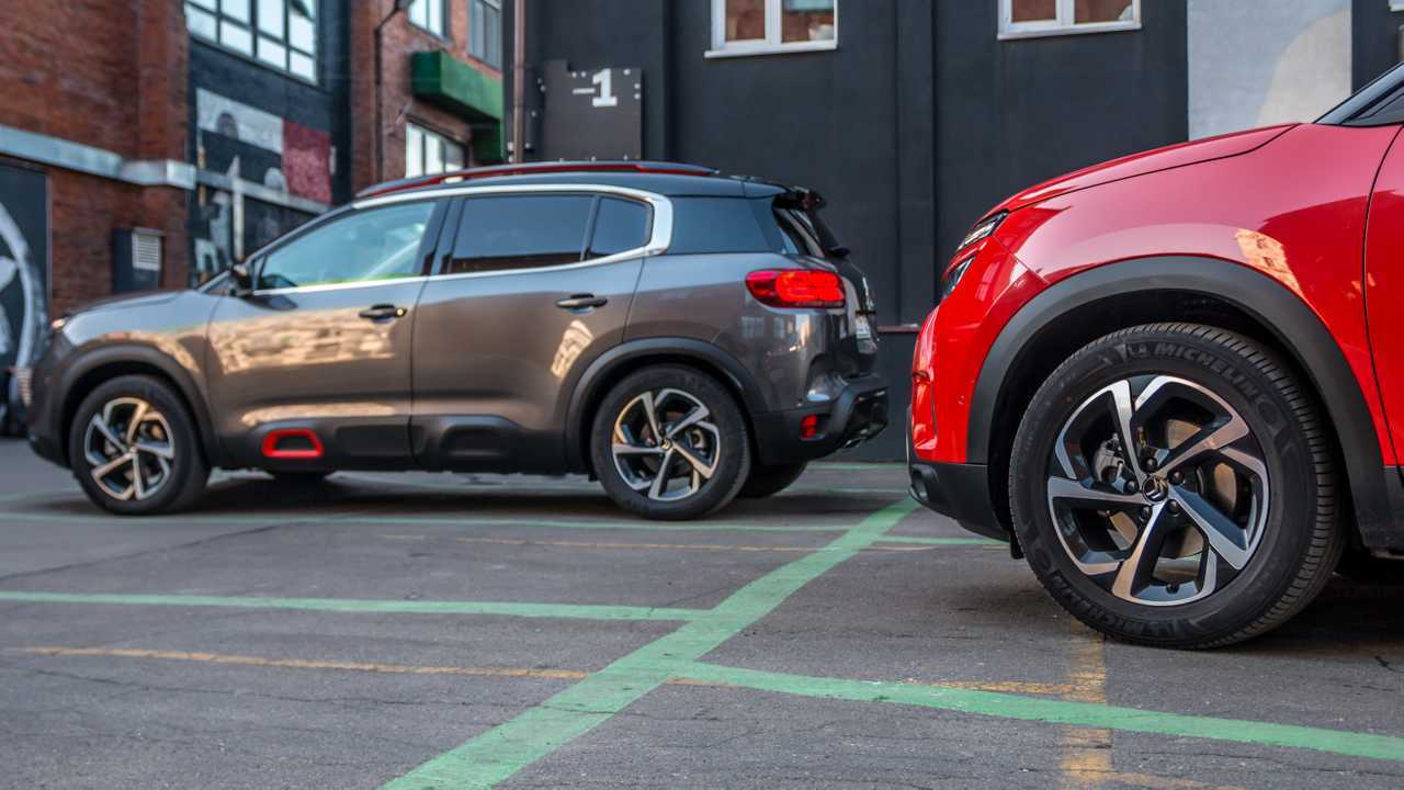 Citroen C5 Aircross test-drive in Moscow
