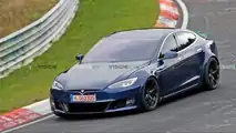Tesla Model S Plaid Spied