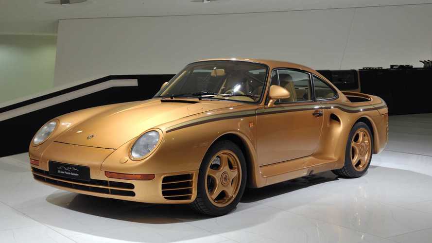 Porsche shows two of the seven 959s built for an Arab prince