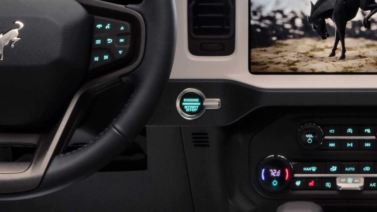 2021 Ford Bronco start-stop button