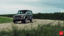 Mercedes Classe G 3 portes sur roues Vossen