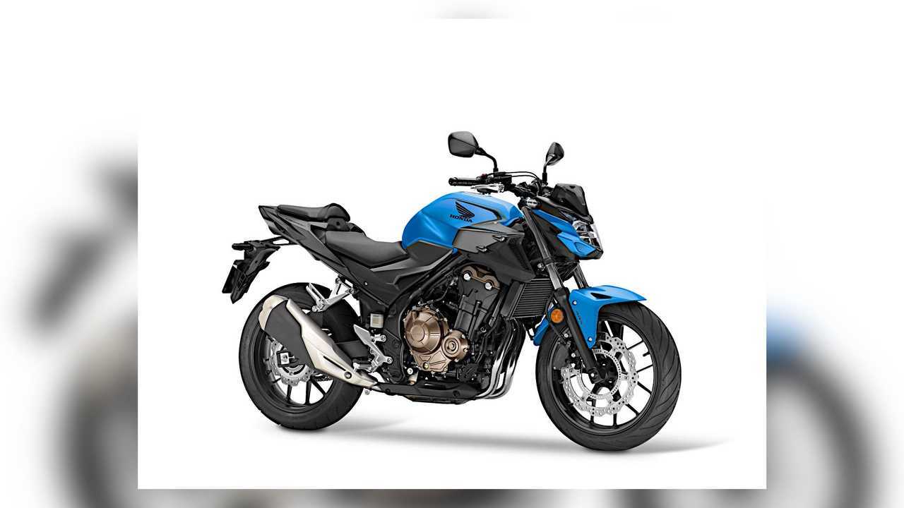 2021 Honda CB500F Blue