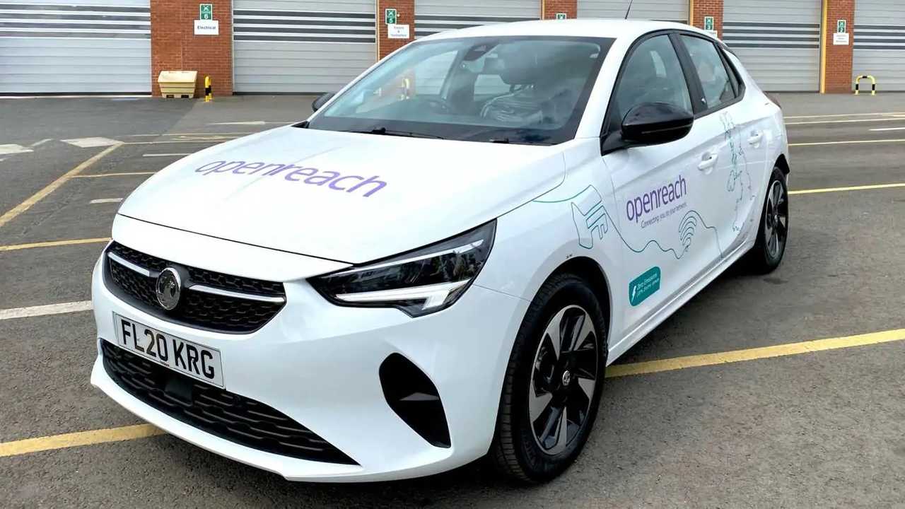 Openreach Vauxhall Corsa-e