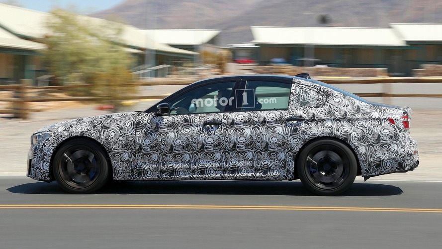 2018 BMW M5 spy photos in Mojave Desert