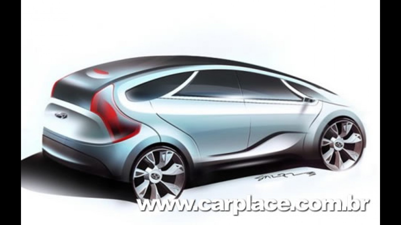 Hyundai divulga esboço da Minivan HED-5 Concept que estará em Genebra