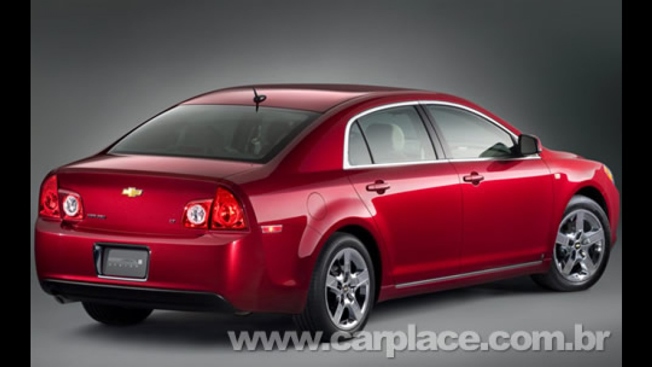 Chevrolet Malibu chega ao Brasil em 2009 para ficar entre o Vectra e Omega