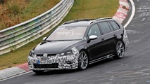 Makyajlı VW Golf R Variant casus fotoğrafları