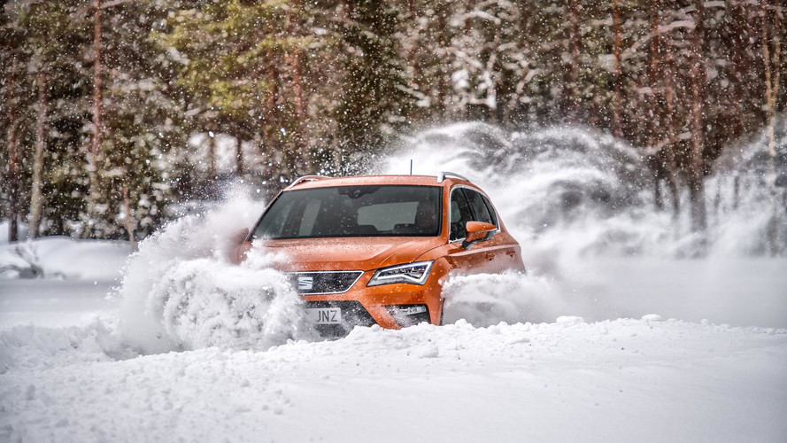 Juha Kankkunen driving the Seat Ateca