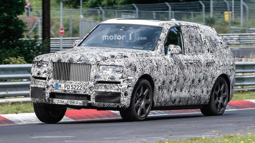 Rolls-Royce Cullinan Nurburgring Spy Photos
