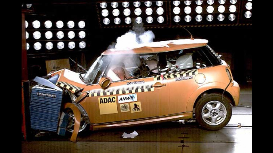 Neuer Crashtest bestätigt: Der neue Mini ist maximal sicher