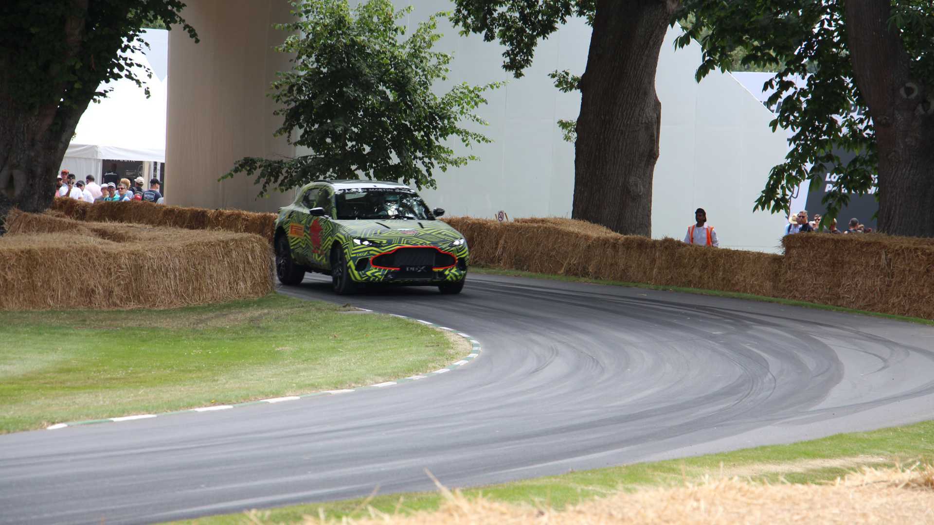 Aston Martin DBX prototype at the 2019 Goodwood Festival of Speed