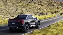 Rendering di Tesla PIckup