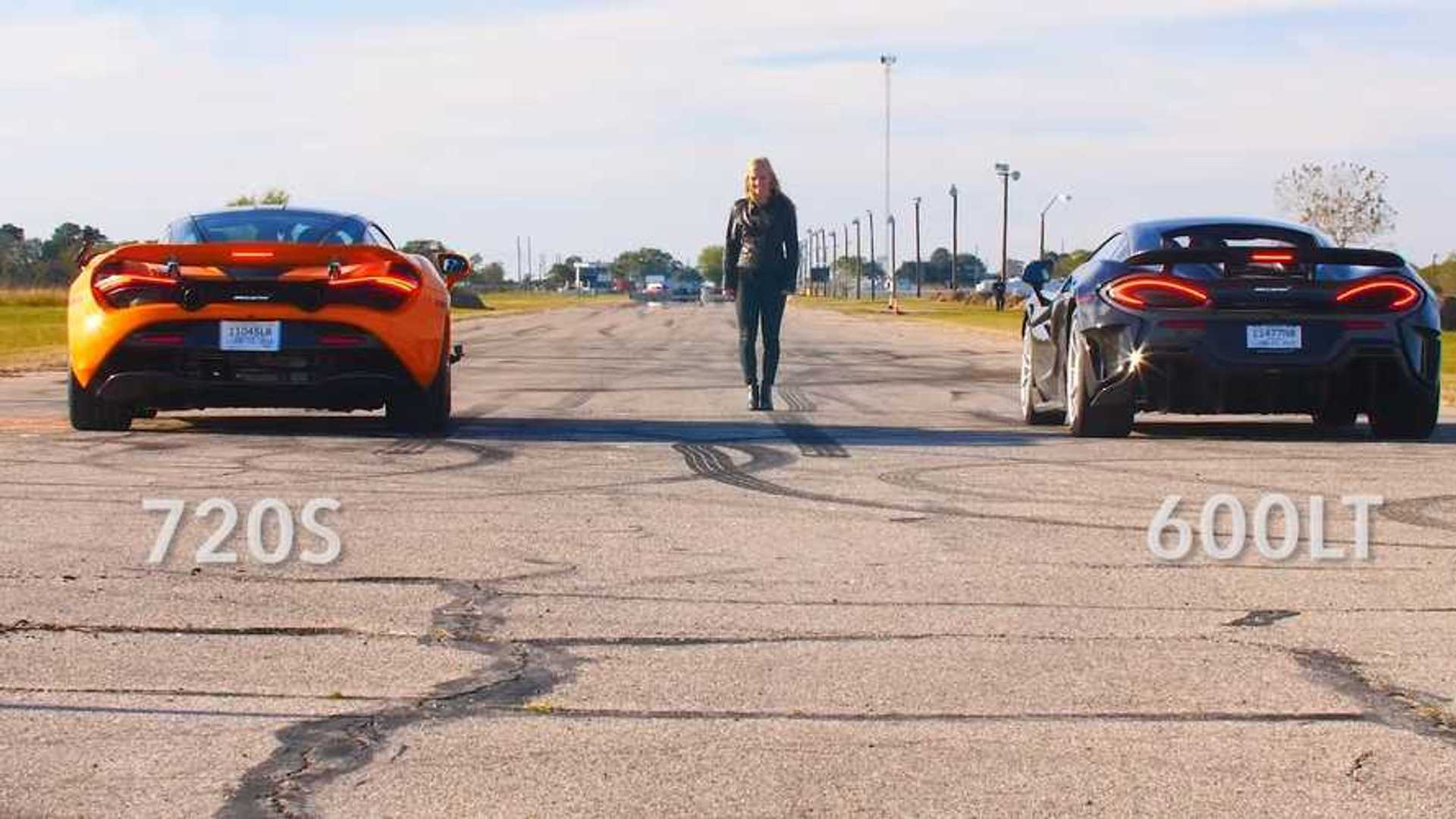 Hennessey Drag Races Its Own Mclaren 600lt Against 720s