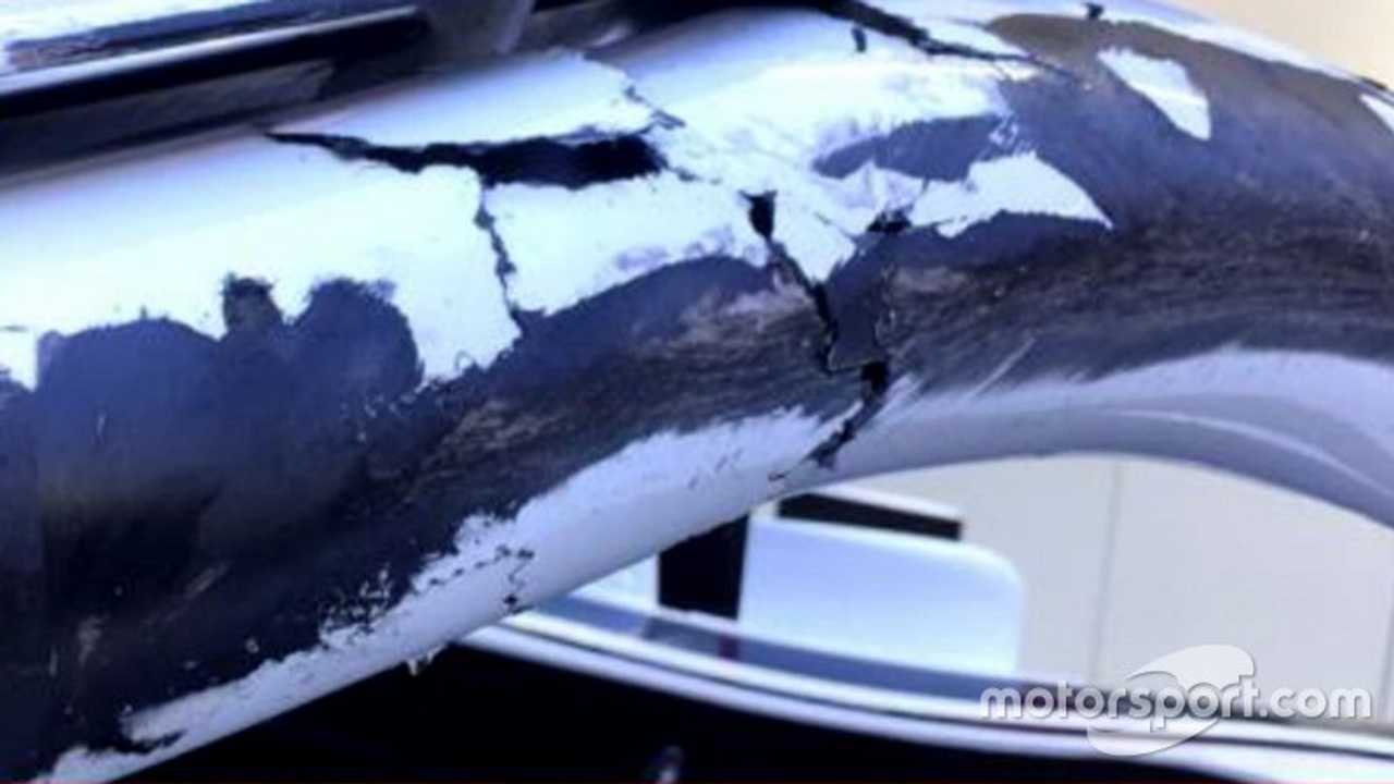 Exclusivo: halo salvou Leclerc de impacto na viseira em Spa
