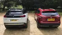 Nissan Qashqai vs Peugeot 3008 SUV