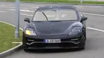 2020 Porsche Mission E spy photo