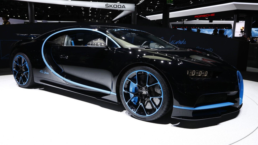 Bugatti Chrion live in Frankfurt