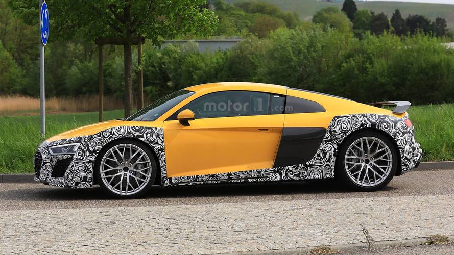 Audi R8 2018 fotos espia