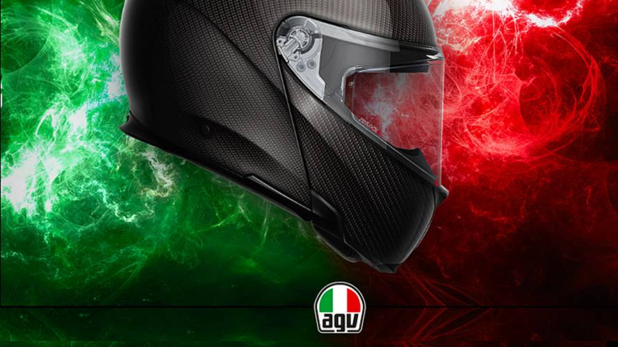 AGV Unveils First Ever Full Carbon Fiber Modular Helmet