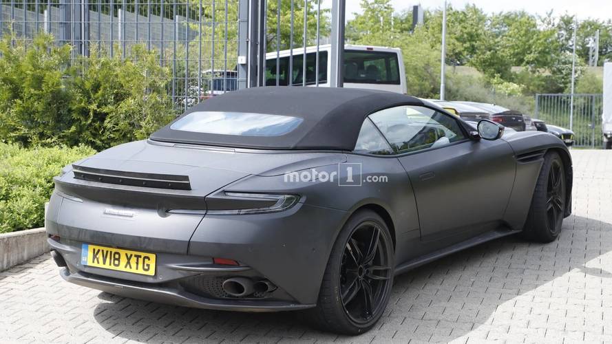 Aston Martin DBS Superleggera Volante spy photo