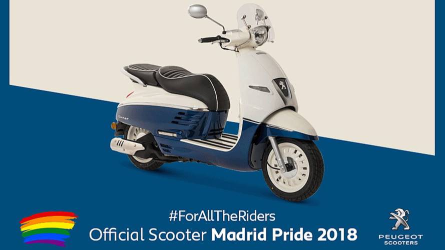 Peugeot Django, scooter oficial Madrid Orgullo 2018