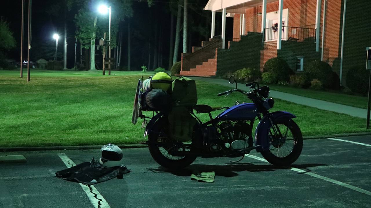 Time to unpack and start checking for loose connections. Photo by Panhead Jim.