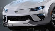 Chevrolet Camaro crossover, il rendering
