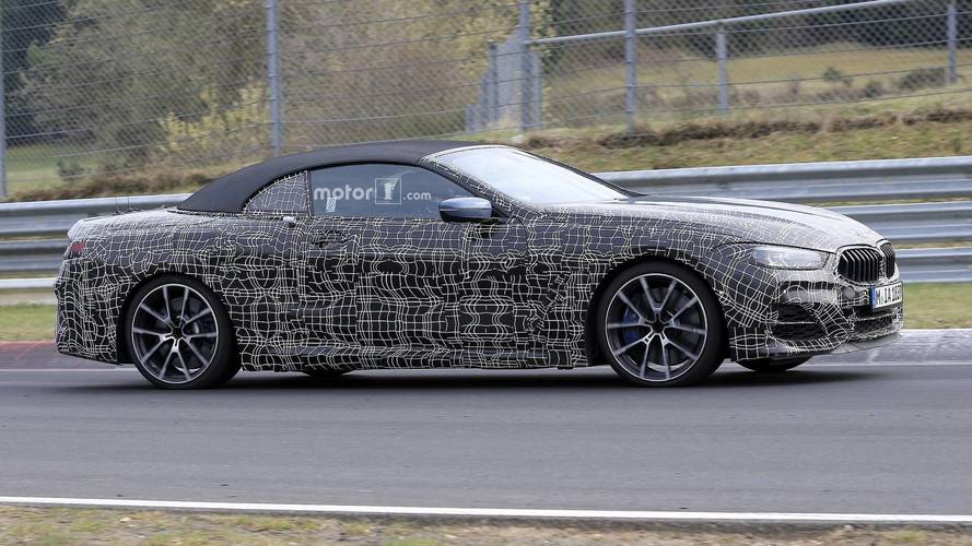 BMW 8 Series Convertible spy photo