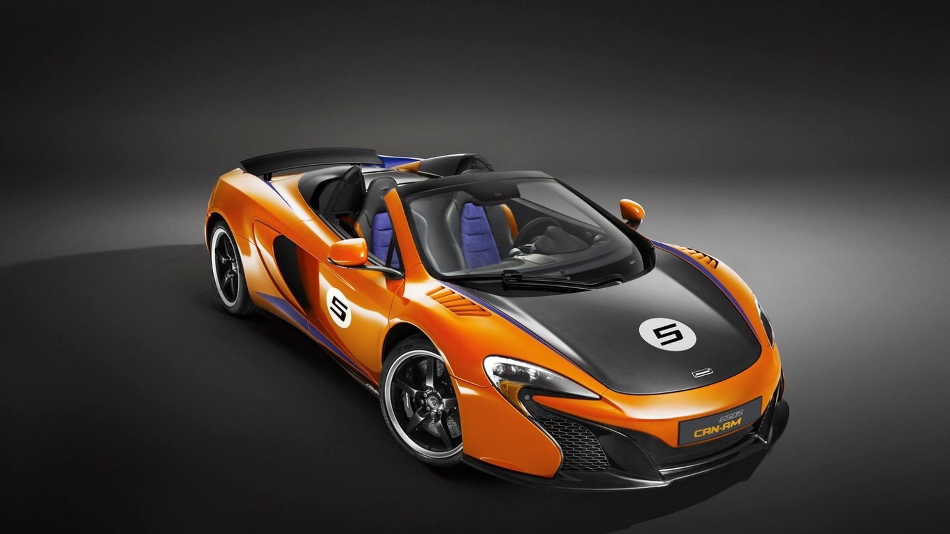 McLaren shows off 650S Can-Am Spider in Papaya Spark and Onyx Black McLaren shows off 650S Can-Am Spider in Papaya Spark and Onyx Black