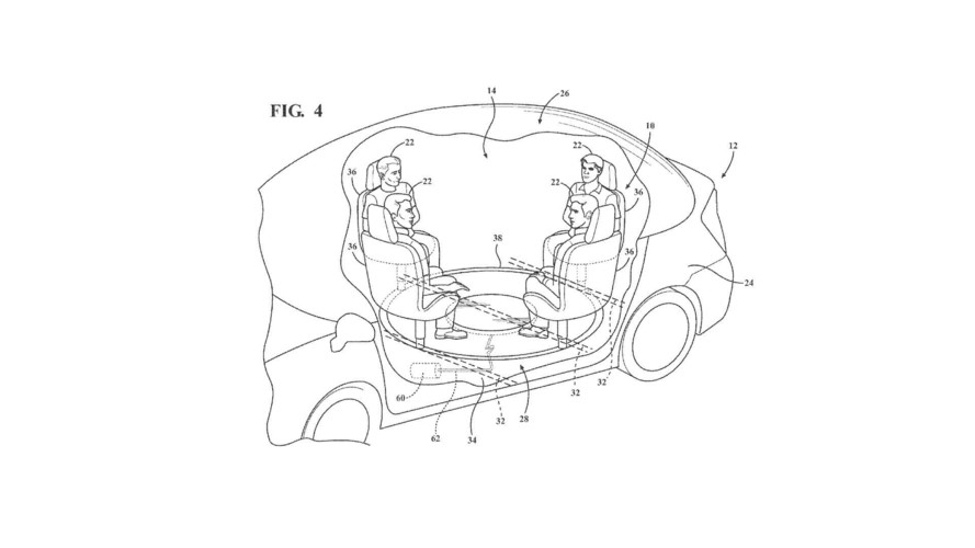 Ford Retractable Table Patent