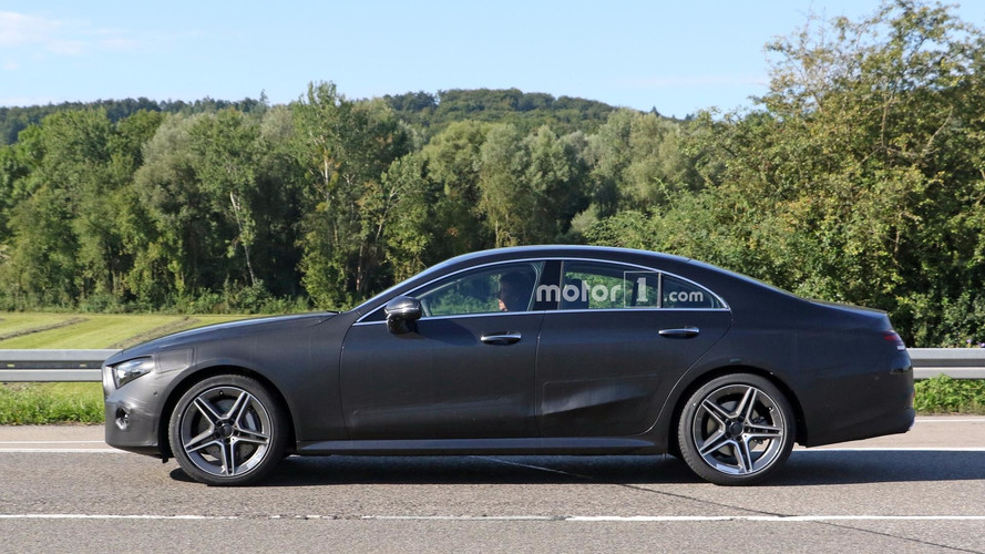 Yeni 2018 Mercedes CLS casus fotoğrafları