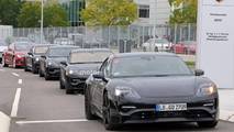 2020 Porsche Mission E spy photo