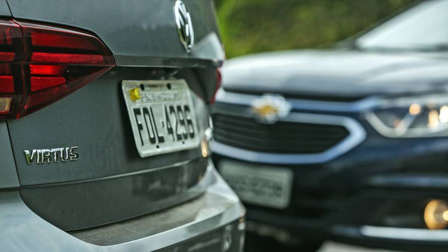 Comparativo VW Virtus x Chevrolet Cobalt