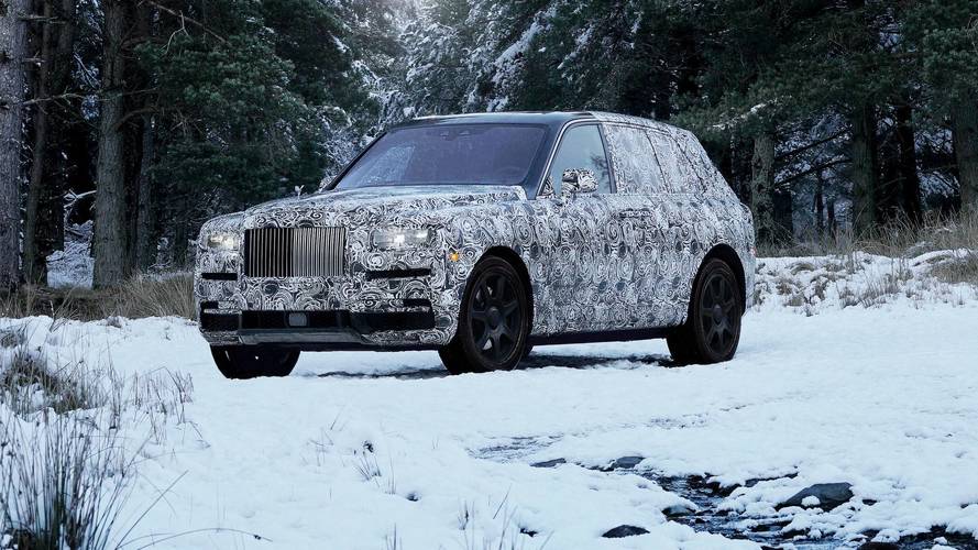 2019 Rolls-Royce Cullinan teaser