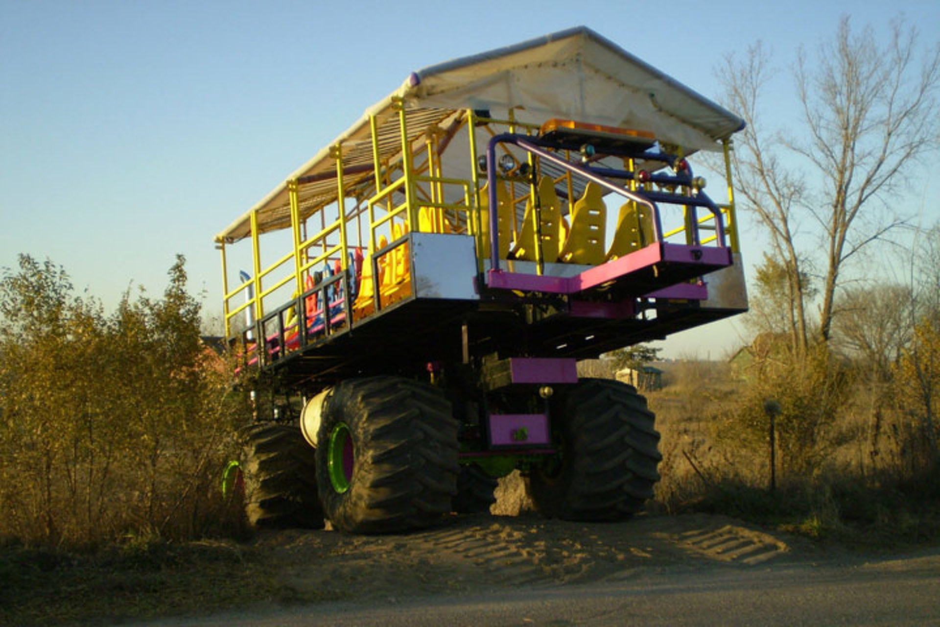 Make this 28Seat Monster Truck Yours for Only 600K