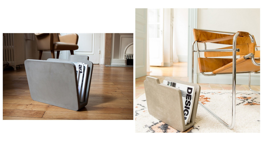 FOLDER Magazine Rack designed by Bertrand Jayr