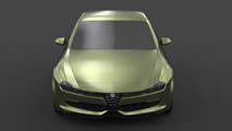 2016 Alfa Romeo Giulia rendering / Marco Procaccini and Rosario Dalessandro