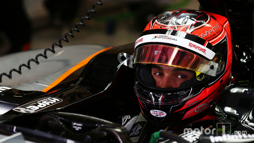 Esteban Ocon, pilote d'essais Sahara Force India F1 VJM08